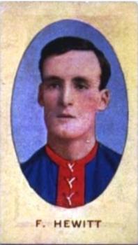 1909-10 Sniders and Abrahams Australian Footballers - Series E #NNO Fred Hewitt Front